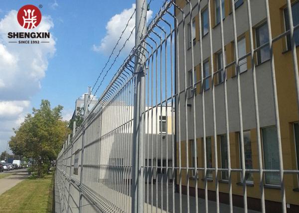 3d Weld Wire V Mesh Fencing Panels Outdoor Decorative
