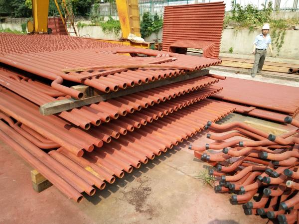 Parede de aço da água da caldeira do calor da água, certificação de alta temperatura de Waterwalls TUV