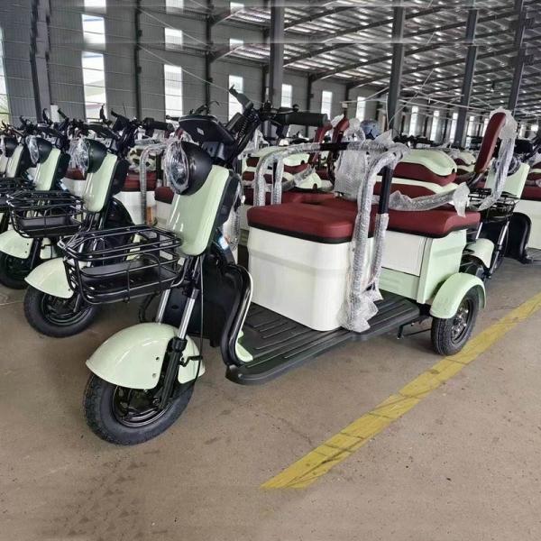 4 Passenger 800W Electric Tricycle Electric Tuk Tuk 90KM 50KM/H