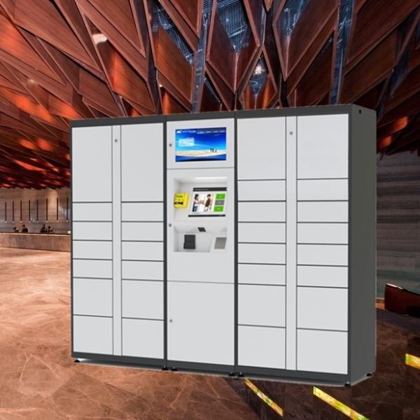 Cabinet intelligent livré par meubles commerciaux de colis de logistique de casier de colis