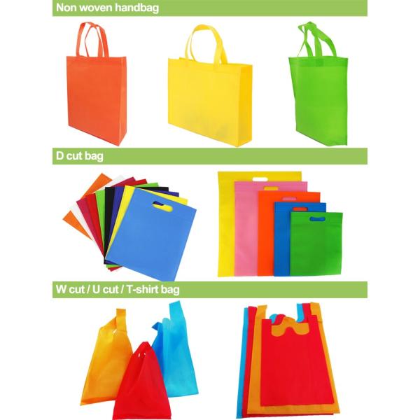 La coupe non tissée écologique non tissée colorée manipulée des sacs réutilisables D portent le sac