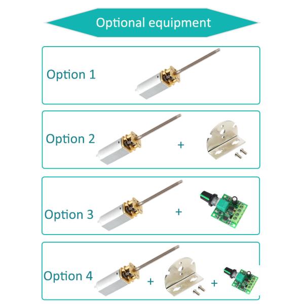 36mm Shaft Thread Gear Motor 6V 550rpm For Aircraft Undercarriage