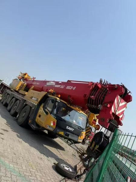 SAC3000C8 2022 SA Ny Truck Crane 300ton Max. Lifting Capacity with 4 Axles 8 Boom Section