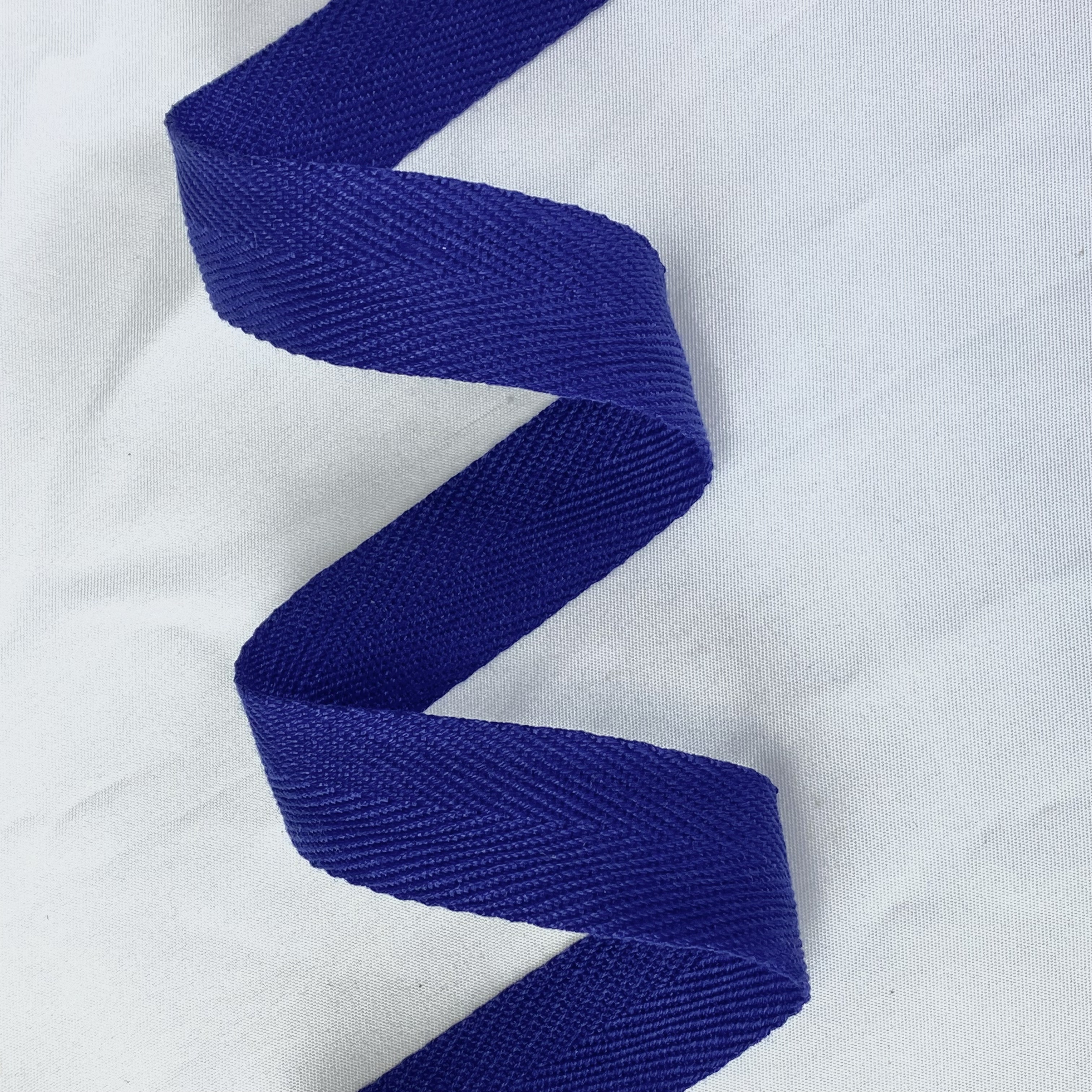 Herringbone polyester-cotton webbing Various colors Backpack strap Belt Handbag strap