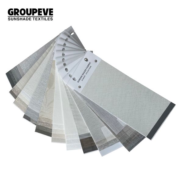 100% Polyester Roman Blind Fabric with 280cm Width and Customizable Color for Modern Roman Shades