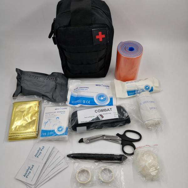 Da sobrevivência tática de Kit For Belt Emergency Supplies dos primeiros socorros do cão rasgo pequeno do malote de Ifak afastado