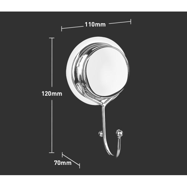 ISO 9001 Approved Bathroom Wall Hooks Stainless Steel SS304 Towel Hook Rack