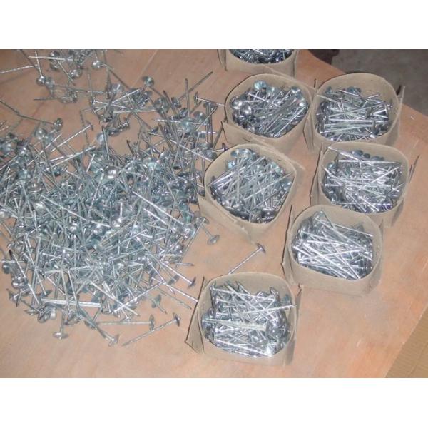 Металлические электрически оцинкованные гвозди 1,25 дюймовые кровельные гвозди для здания и жилья