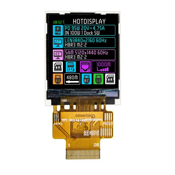 1.44 Inch LCD Display Module TFT Display 128x160 Tft Color Monitor for wearable devices