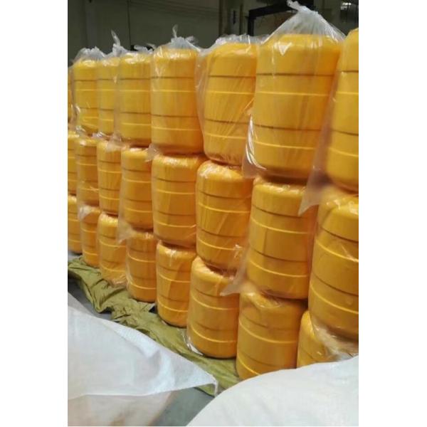 Highway Safety Yellow Plastic Roller Guardrail Road Barrier System 100kn/H