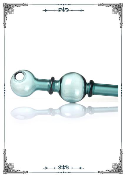 Hand Blown Smoking Burning Tube Borosilicate Glass Bong Minted Color