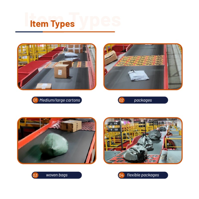 High Speed Swivel Wheel Sorter with 60~150m/min Adjustable Speed and 50 kg Load Capacity for Quick 0.24s Diverting