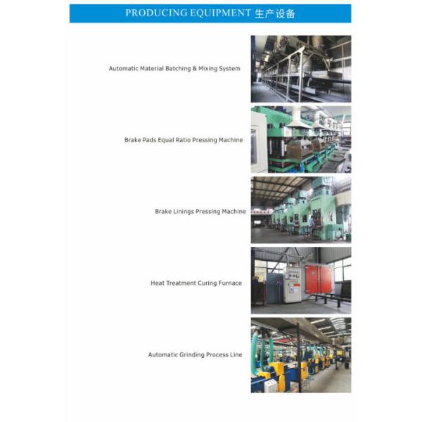 Friction 0.45 OEM ODM Heat Resistance Car Brake Pads