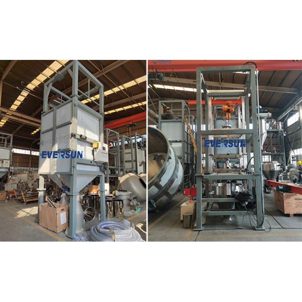 Open Type Ton Bag Feeding Station Big Bag Discharger For Dried Polymer Powder