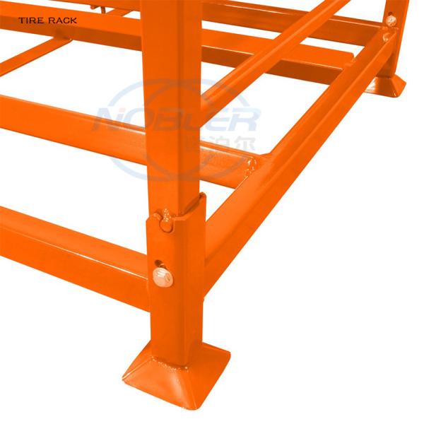 Подгонянный сверхмощный Stackable складывая шкаф хранения запасной шины тележки для склада