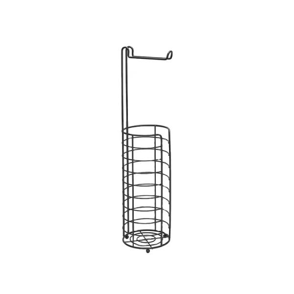 Bathroom Storage Iron Wire Rack Toilet Roll Holder Powder Coating Chrome