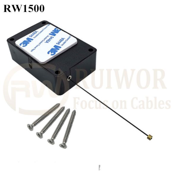 RW1500 Cuboid Multifunctional Retractable Cable Can Work With Connectors Apply In Different Products Security Harness