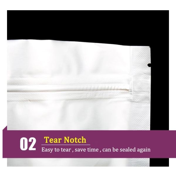 Peanut Grain Packing Stand Up Aluminum Foil Mylar Ziplock Bag