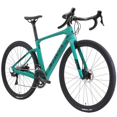 Bicicleta da estrada do cascalho do carbono de SAVA R11, bicicleta de Shimano da velocidade R3000 18