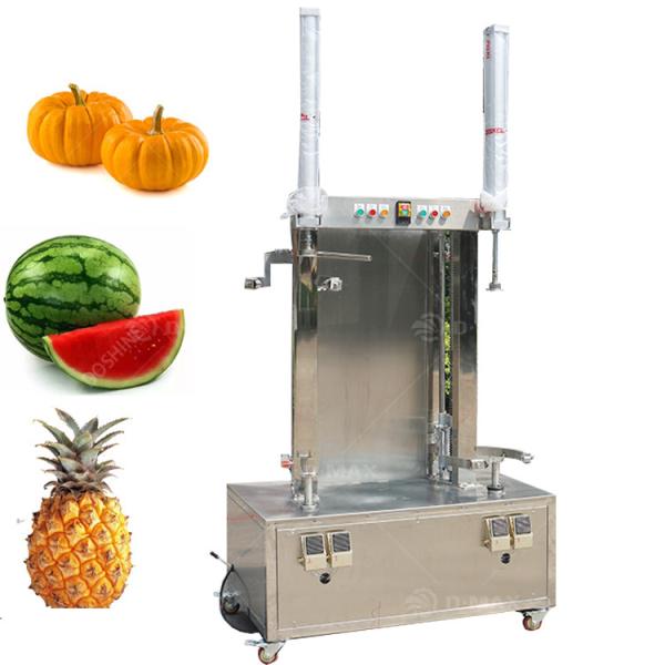 Industrial Melon Pumpkin Watermelon Mango Pineapple Peeling Machine with 0.75KW Power