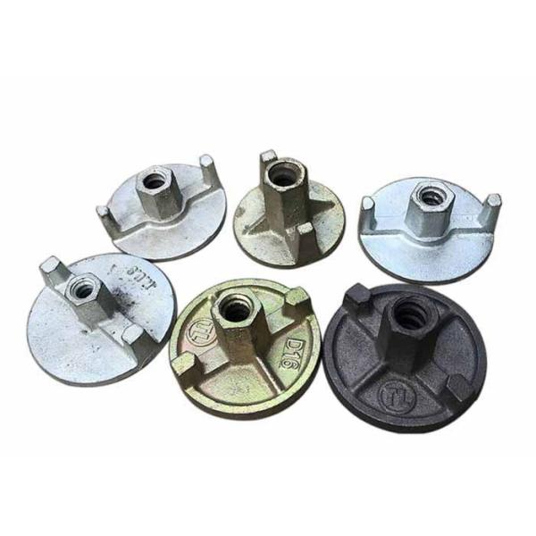 Golden Galvanized Scaffolding Formwork Wing Anchor Nuts For Concrete Construction