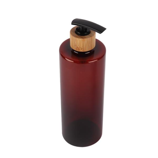 Elegant Plastic Pump Bottles 60ml 80ml 100ml 120ml 150ml 180ml 200ml 250ml 300ml PET Amber Bottle