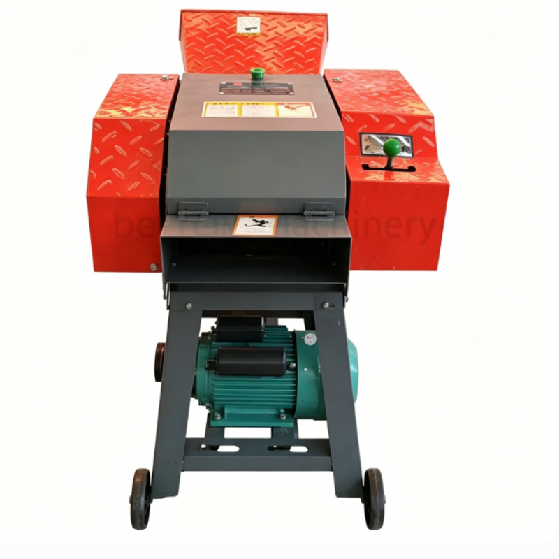 Alloy Steel Electric Chaff Cutter Machine High Efficiency Straw Cutting Machine