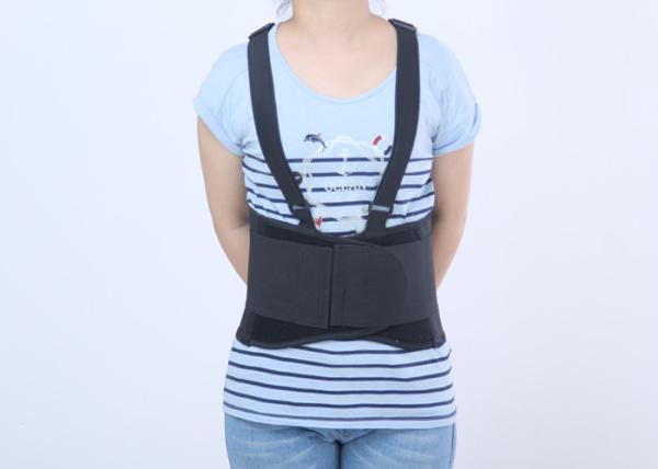 Matériel élastique élevé de tissu de fibre de taille de dos de ceinture orthodontique de soutien