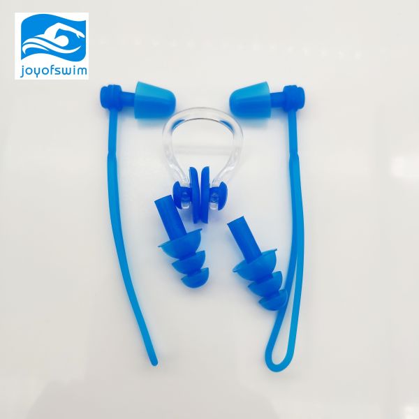 High Performance Nose Clip And Ear Plugs 3 Piece Set Professional For Active Swimmers