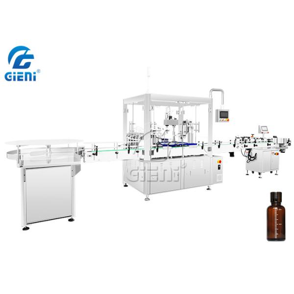 PLC Cosmetic Dropper Bottle Rotary Filling Machine