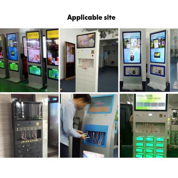 Дюйм 300cd/M2 дисплея 15,6 Signage LCD цифров зарядной станции провода