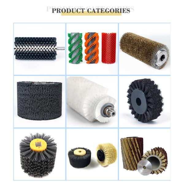 ROHS цилиндрическая роликовая щетка для уличной метлы на заказ