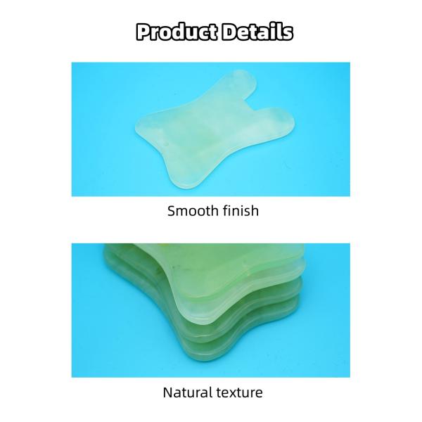 2024 Natural U Shape Xiuyan Jade Gua Sha Scraping Massage Board for Full-body Massage Facial Massager Skin Beauty Tool