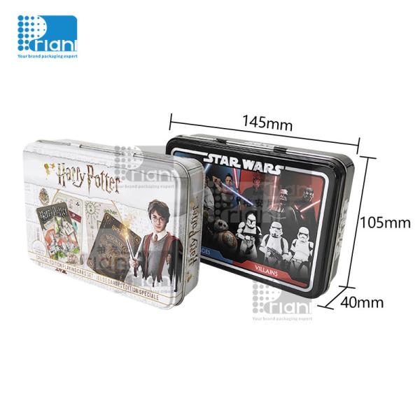 Boîte métallique en fer blanc hermétique