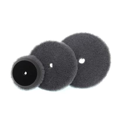 Auto detailing 3 5 6 grey wool heavy cutting buffing wool pad car polishing pad car care customized padded cars