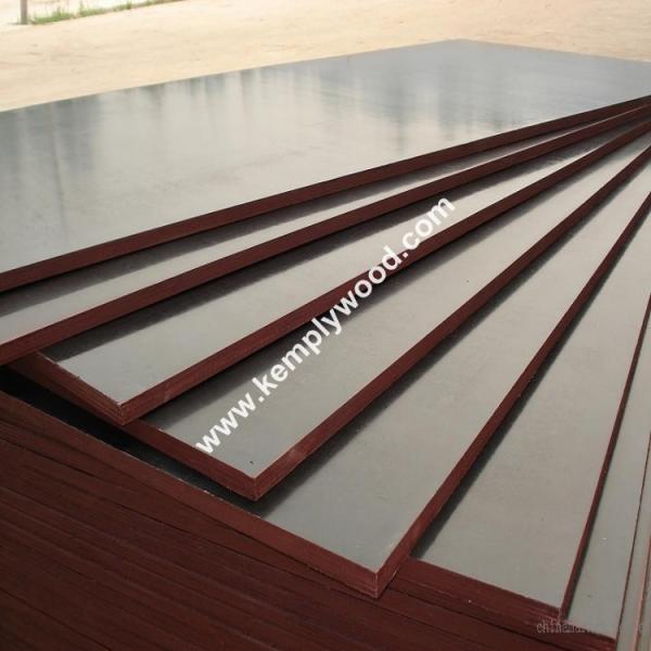 18mm Brown Film Faced Plywood, Brown film coated construction plywood, Formwork