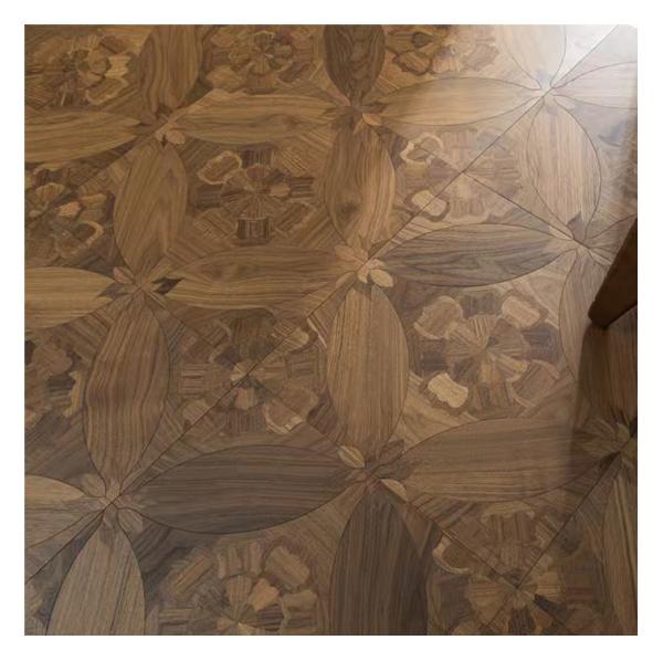 Noble Pattern Walnut Panel Engineered Wood Flooring, 600 x 600MM