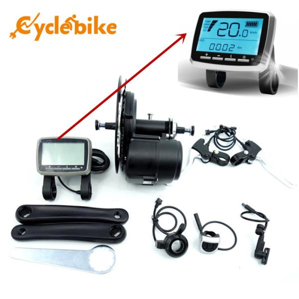 36v 350w Middle Centre Drive Motor E Bike Kit integrated Builit-in controller 13A