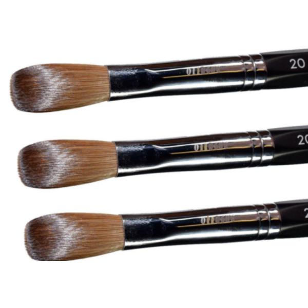 Wooden Handle Acrylic Nail Brush 15mm Sable Professional Nail Brush