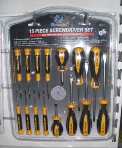 15 pcs screwdriver tool set
