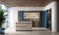 Armários de luxo personalizados Armários de cozinha de mobiliário de design Armário de cozinha Armário de cozinha moderno