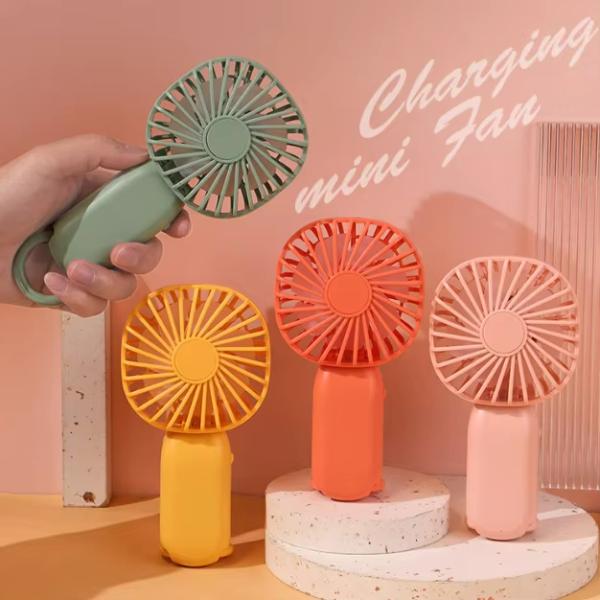 Handheld USB Rechargeable Fan Outdoor Camping Home Office Mini Portable Fan Wholesale