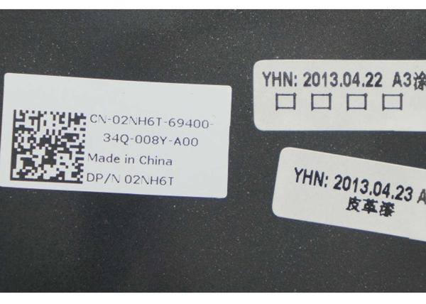 Dell Alienware M17xR3 M17xR4 Laptop LCD Back Cover 2NH6T 02NH6T AP0FJ000400