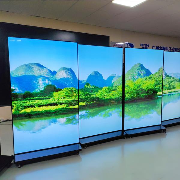 Custom Floor Standing Digital Signage 100 Inch 98 85 75 4k Usb Hdmi Out Lan Wifi