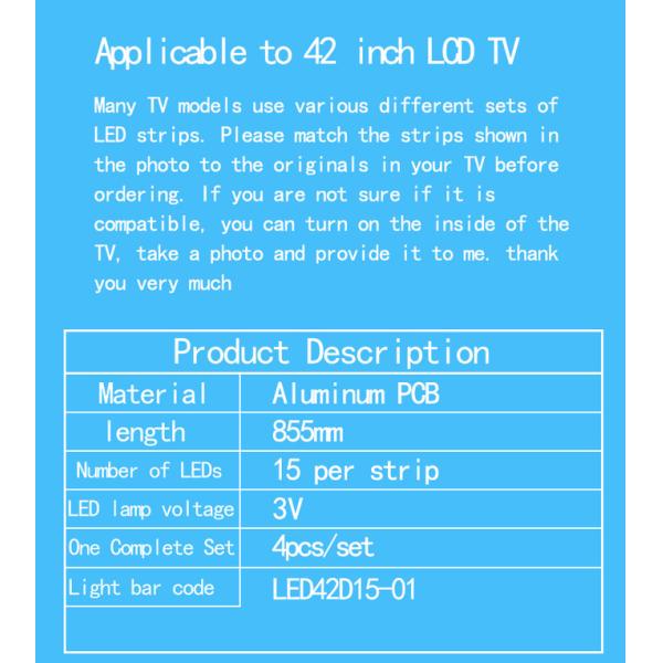 Hisense ambilight светодиодная лента LE42E6900 LE42B8000 LE42D8810 LED42D15-01 303420120V