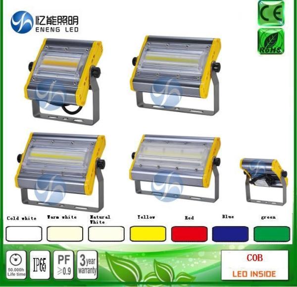high quality IP65 20W led cob flood light  Red green green blue yellow led Tunnel Light 120LM/W with Bridgelux AC85-265V