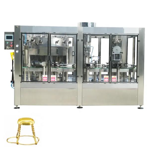 750 Kg Automatic Rotary Liquid Bottle Filling Machine With 1% Accuracy