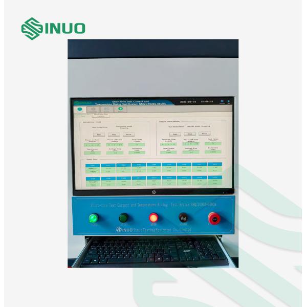 EV Connector Testing Equipment for IEC 62196 Temperature Rise and Short-Time Current Testing 6500A