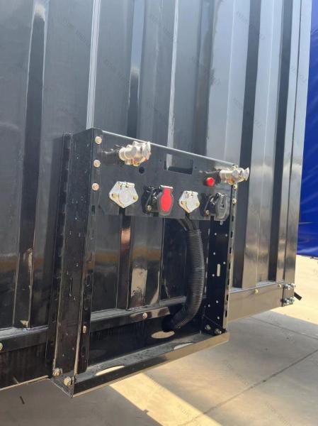 Customized 3 Axles Curtain Side Semi Trailer With Jost Kingpin And Waterproof Curtain