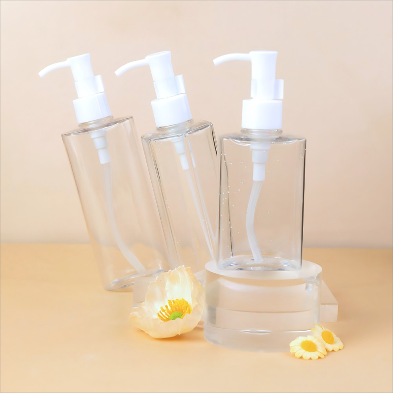 150ml 200ml PETG Lotion Pump Bottle with Customizable Printing and Recyclable PETG for Skincare Packaging